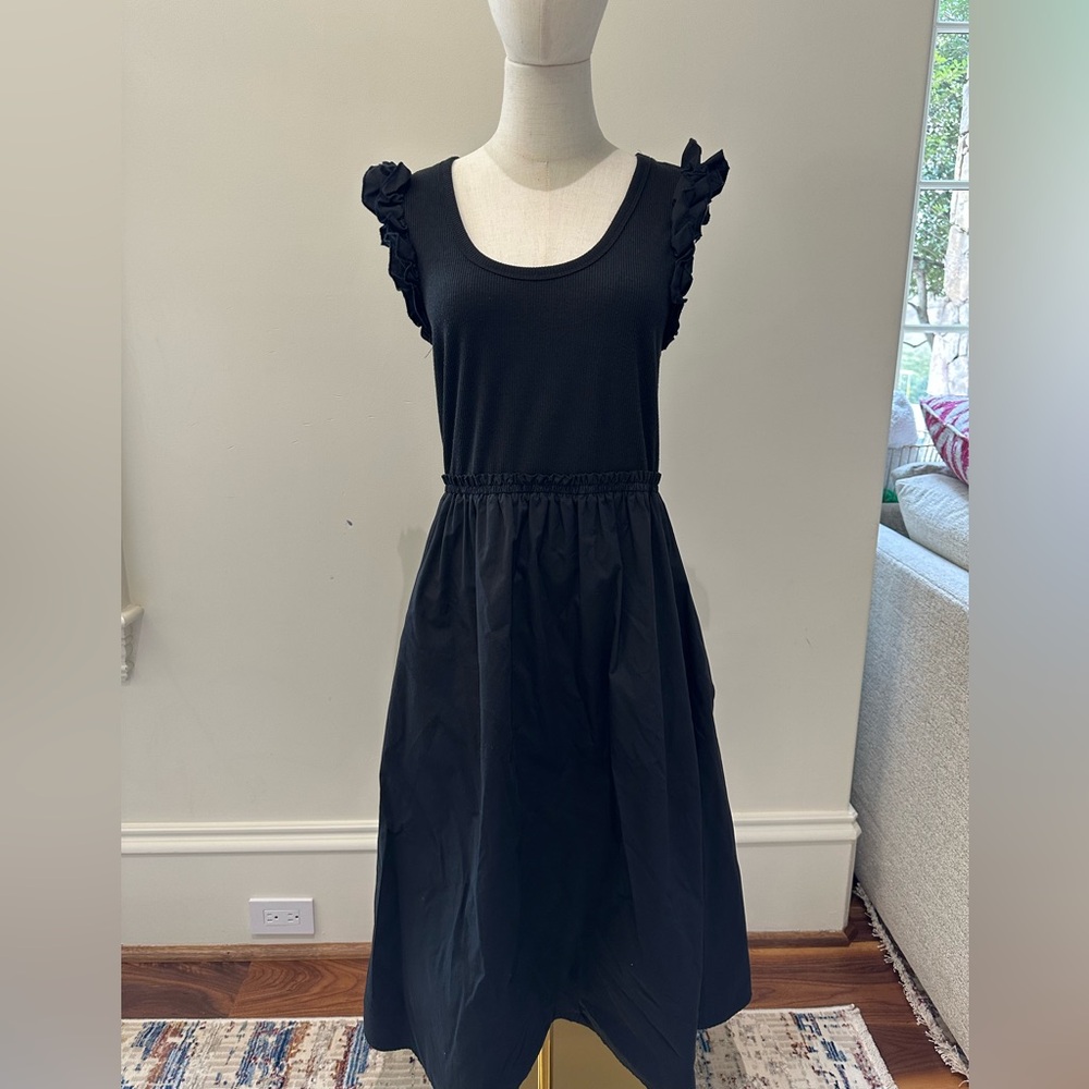 Steve Madden black ruffle dress